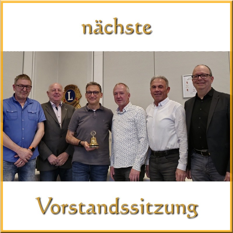 nächste Vorstands-Sitzung